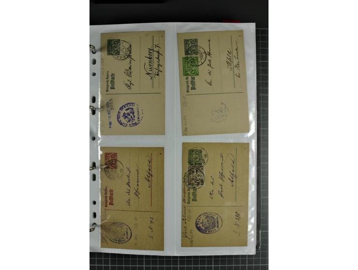 1840/1919, Baden bis Württemberg, Partie Briefe ab Vorphila mit Schwerpunkt NDP, dabei EF und MEF, Paketbegleitbriefe, intere