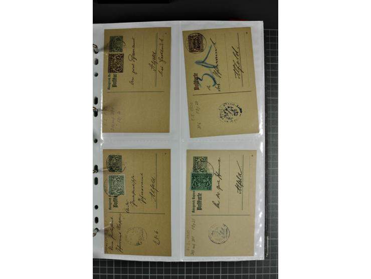 1840/1919, Baden bis Württemberg, Partie Briefe ab Vorphila mit Schwerpunkt NDP, dabei EF und MEF, Paketbegleitbriefe, intere