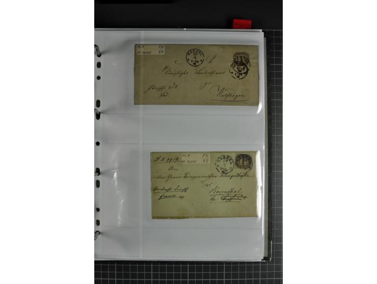 1840/1919, Baden bis Württemberg, Partie Briefe ab Vorphila mit Schwerpunkt NDP, dabei EF und MEF, Paketbegleitbriefe, intere
