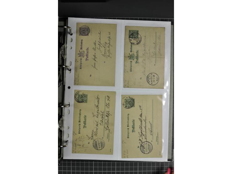 1840/1919, Baden bis Württemberg, Partie Briefe ab Vorphila mit Schwerpunkt NDP, dabei EF und MEF, Paketbegleitbriefe, intere
