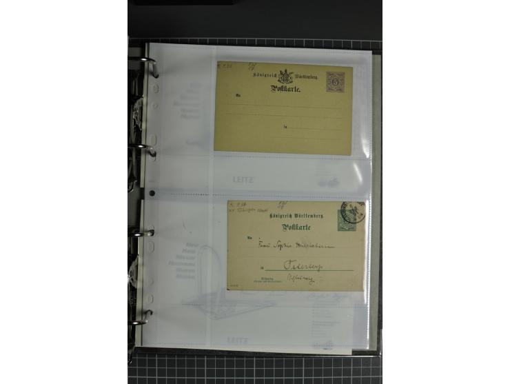 1840/1919, Baden bis Württemberg, Partie Briefe ab Vorphila mit Schwerpunkt NDP, dabei EF und MEF, Paketbegleitbriefe, intere