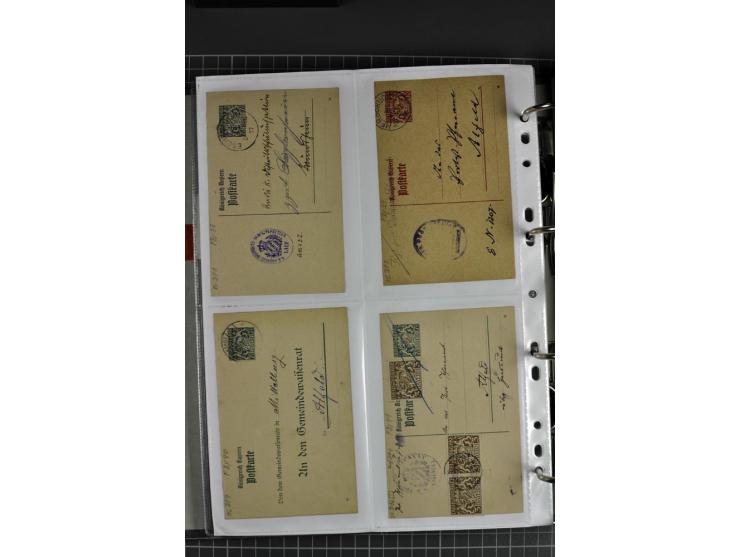 1840/1919, Baden bis Württemberg, Partie Briefe ab Vorphila mit Schwerpunkt NDP, dabei EF und MEF, Paketbegleitbriefe, intere
