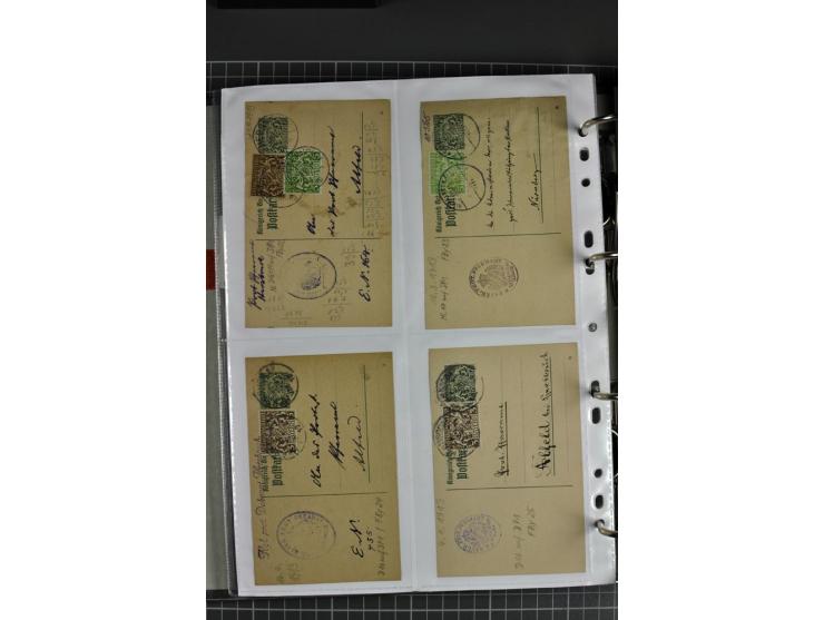 1840/1919, Baden bis Württemberg, Partie Briefe ab Vorphila mit Schwerpunkt NDP, dabei EF und MEF, Paketbegleitbriefe, intere