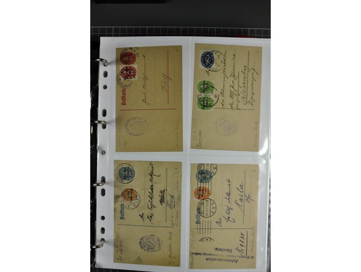 1840/1919, Baden bis Württemberg, Partie Briefe ab Vorphila mit Schwerpunkt NDP, dabei EF und MEF, Paketbegleitbriefe, intere