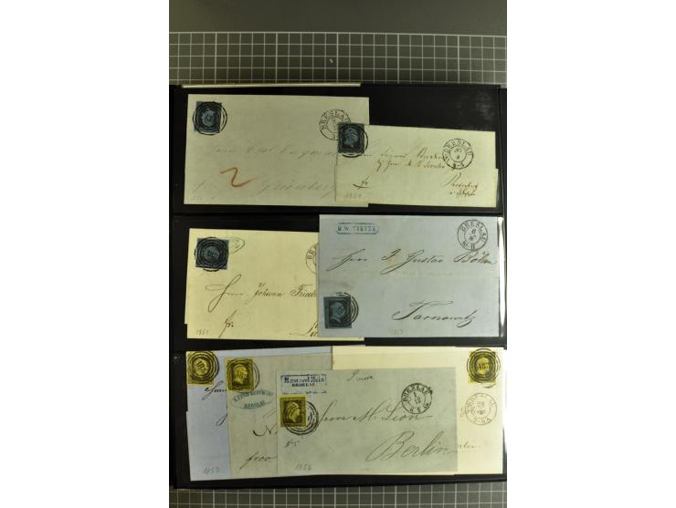 1850/70, Heimat-Sammlung"BRESLAU" auf Preußen und NDP mit über 300 Briefen und Ganzsachenumschlägen, dabei Ganzsachen mit Zuf