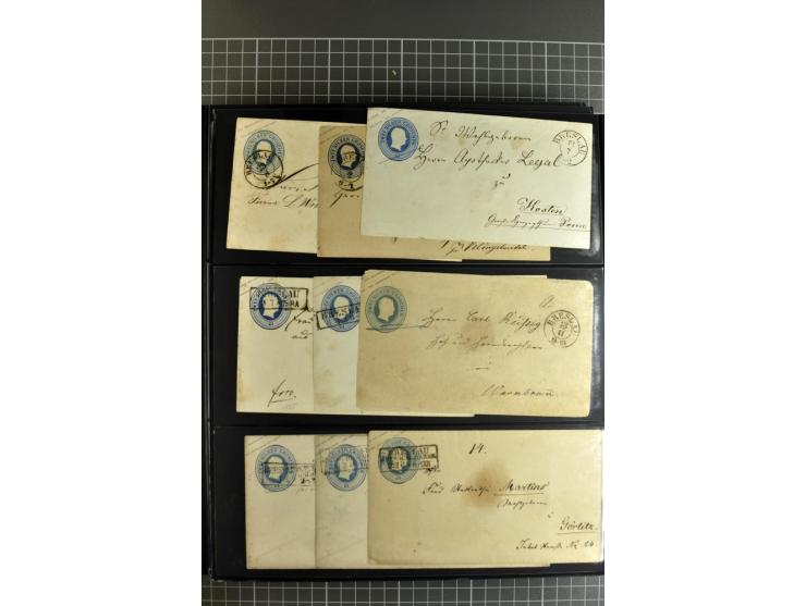 1850/70, Heimat-Sammlung"BRESLAU" auf Preußen und NDP mit über 300 Briefen und Ganzsachenumschlägen, dabei Ganzsachen mit Zuf
