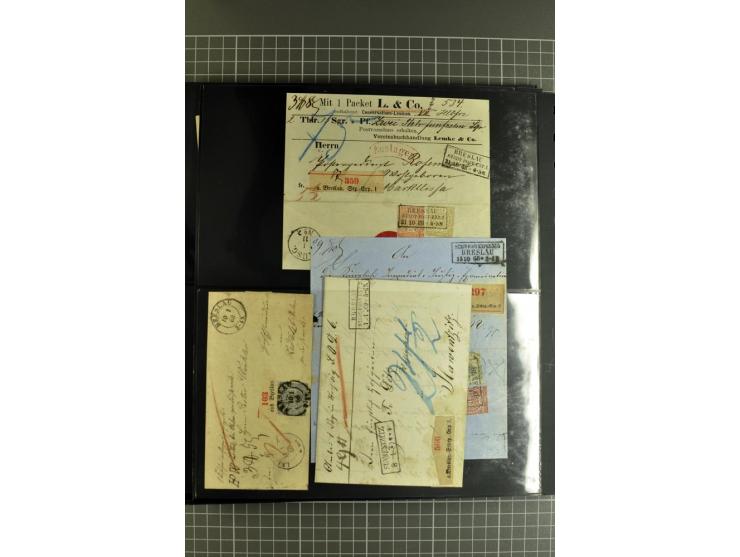 1850/70, Heimat-Sammlung"BRESLAU" auf Preußen und NDP mit über 300 Briefen und Ganzsachenumschlägen, dabei Ganzsachen mit Zuf