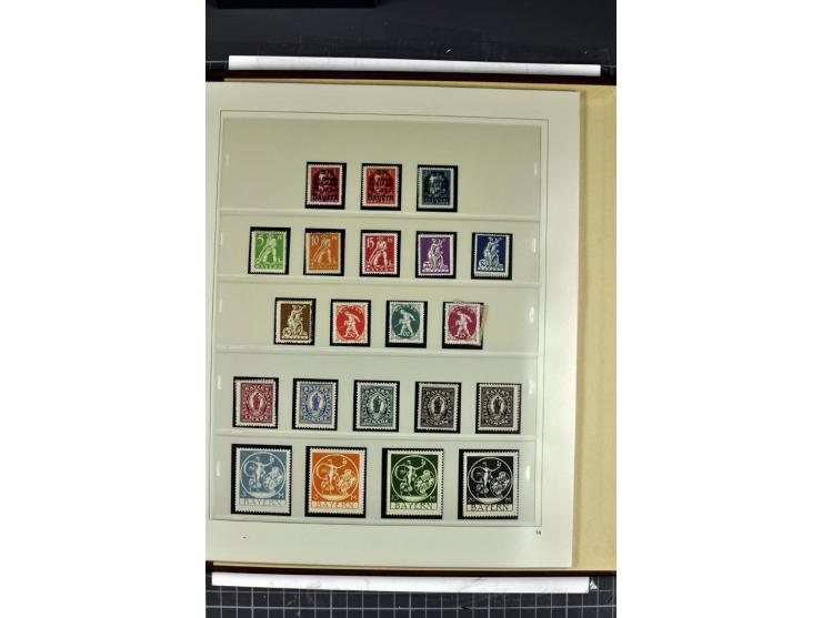 1849/1920, ungebrauchte und gestempelte Sammlung mit Mi.-Nr. 1Ia gestempelt, (kleinere Mängel, Fotobefund Sem BPP)