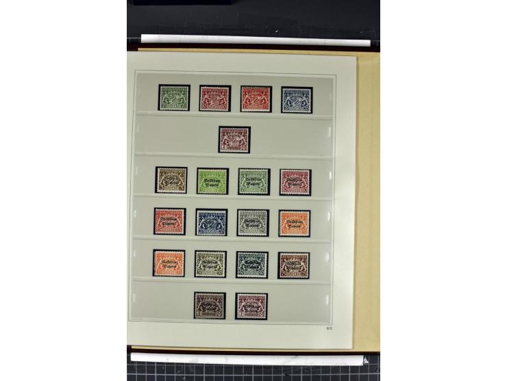 1849/1920, ungebrauchte und gestempelte Sammlung mit Mi.-Nr. 1Ia gestempelt, (kleinere Mängel, Fotobefund Sem BPP)