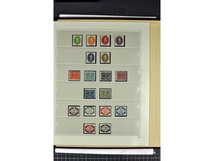 1849/1920, ungebrauchte und gestempelte Sammlung mit Mi.-Nr. 1Ia gestempelt, (kleinere Mängel, Fotobefund Sem BPP)