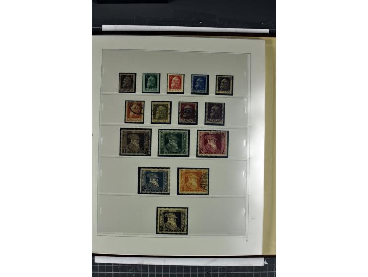 1849/1920, ungebrauchte und gestempelte Sammlung mit Mi.-Nr. 1Ia gestempelt, (kleinere Mängel, Fotobefund Sem BPP)
