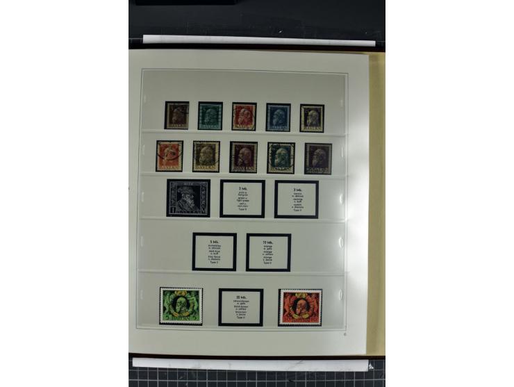 1849/1920, ungebrauchte und gestempelte Sammlung mit Mi.-Nr. 1Ia gestempelt, (kleinere Mängel, Fotobefund Sem BPP)