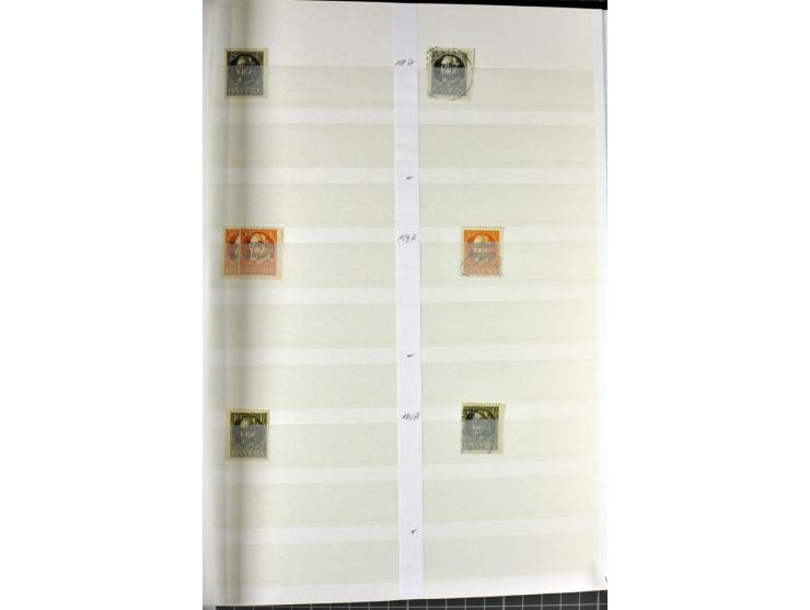  1850/1920, postfrischer, ungebrauchter und gebrauchter Bestand mit u.a. Mi.-Nr. 6 (3), 7 (2), 19 (3), 28X (3), Dienst, Porto