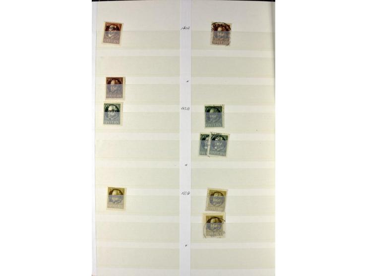  1850/1920, postfrischer, ungebrauchter und gebrauchter Bestand mit u.a. Mi.-Nr. 6 (3), 7 (2), 19 (3), 28X (3), Dienst, Porto