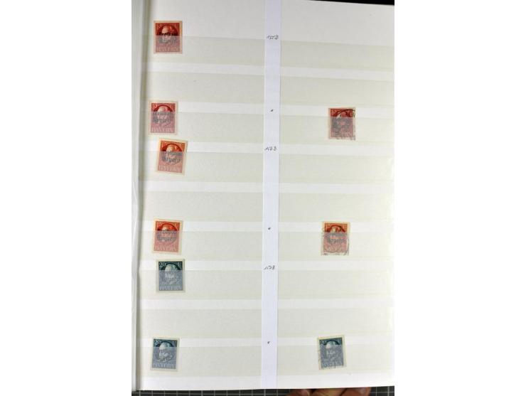 1850/1920, postfrischer, ungebrauchter und gebrauchter Bestand mit u.a. Mi.-Nr. 6 (3), 7 (2), 19 (3), 28X (3), Dienst, Porto