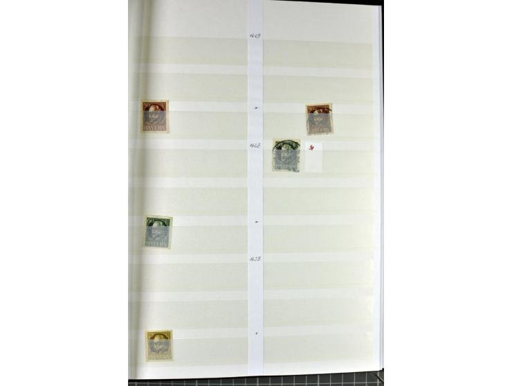  1850/1920, postfrischer, ungebrauchter und gebrauchter Bestand mit u.a. Mi.-Nr. 6 (3), 7 (2), 19 (3), 28X (3), Dienst, Porto