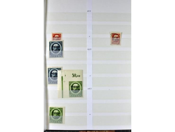  1850/1920, postfrischer, ungebrauchter und gebrauchter Bestand mit u.a. Mi.-Nr. 6 (3), 7 (2), 19 (3), 28X (3), Dienst, Porto