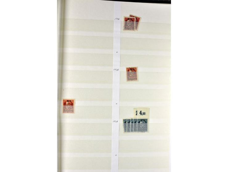  1850/1920, postfrischer, ungebrauchter und gebrauchter Bestand mit u.a. Mi.-Nr. 6 (3), 7 (2), 19 (3), 28X (3), Dienst, Porto