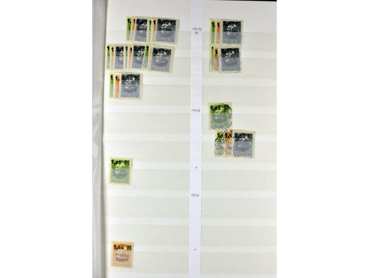  1850/1920, postfrischer, ungebrauchter und gebrauchter Bestand mit u.a. Mi.-Nr. 6 (3), 7 (2), 19 (3), 28X (3), Dienst, Porto
