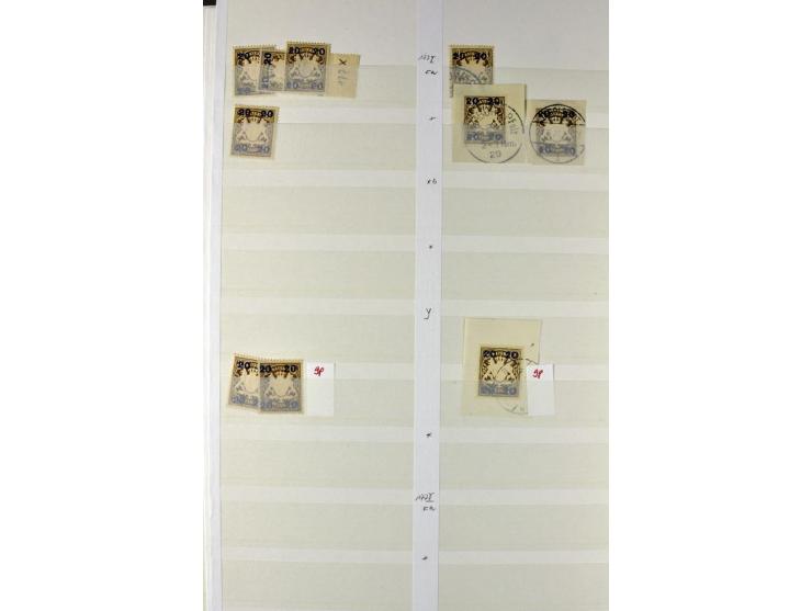  1850/1920, postfrischer, ungebrauchter und gebrauchter Bestand mit u.a. Mi.-Nr. 6 (3), 7 (2), 19 (3), 28X (3), Dienst, Porto