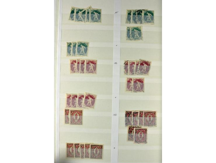  1850/1920, postfrischer, ungebrauchter und gebrauchter Bestand mit u.a. Mi.-Nr. 6 (3), 7 (2), 19 (3), 28X (3), Dienst, Porto