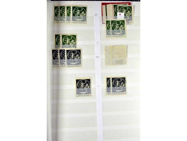  1850/1920, postfrischer, ungebrauchter und gebrauchter Bestand mit u.a. Mi.-Nr. 6 (3), 7 (2), 19 (3), 28X (3), Dienst, Porto