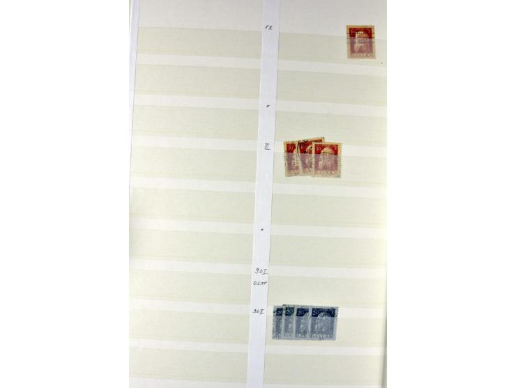  1850/1920, postfrischer, ungebrauchter und gebrauchter Bestand mit u.a. Mi.-Nr. 6 (3), 7 (2), 19 (3), 28X (3), Dienst, Porto