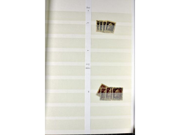  1850/1920, postfrischer, ungebrauchter und gebrauchter Bestand mit u.a. Mi.-Nr. 6 (3), 7 (2), 19 (3), 28X (3), Dienst, Porto