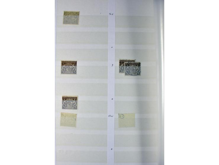  1850/1920, postfrischer, ungebrauchter und gebrauchter Bestand mit u.a. Mi.-Nr. 6 (3), 7 (2), 19 (3), 28X (3), Dienst, Porto