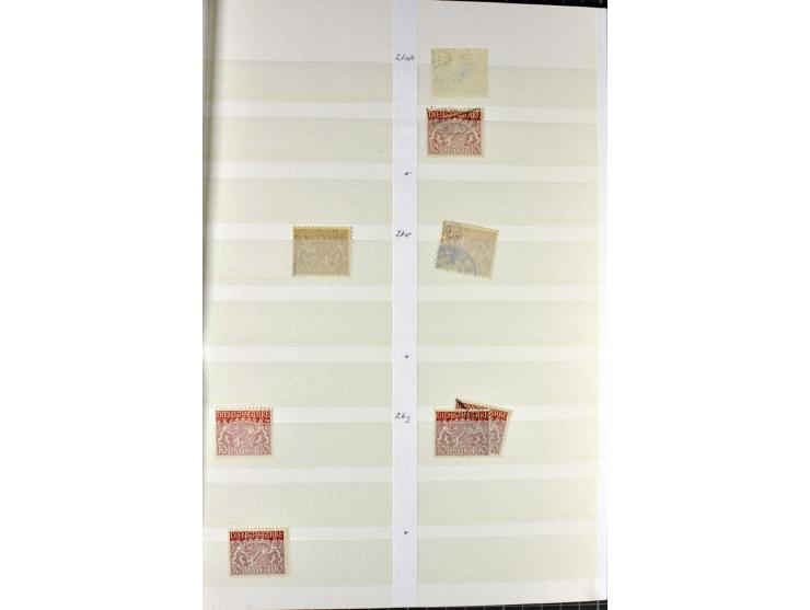  1850/1920, postfrischer, ungebrauchter und gebrauchter Bestand mit u.a. Mi.-Nr. 6 (3), 7 (2), 19 (3), 28X (3), Dienst, Porto