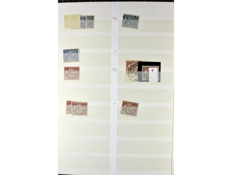  1850/1920, postfrischer, ungebrauchter und gebrauchter Bestand mit u.a. Mi.-Nr. 6 (3), 7 (2), 19 (3), 28X (3), Dienst, Porto