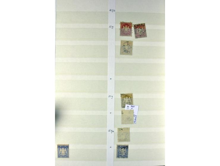  1850/1920, postfrischer, ungebrauchter und gebrauchter Bestand mit u.a. Mi.-Nr. 6 (3), 7 (2), 19 (3), 28X (3), Dienst, Porto