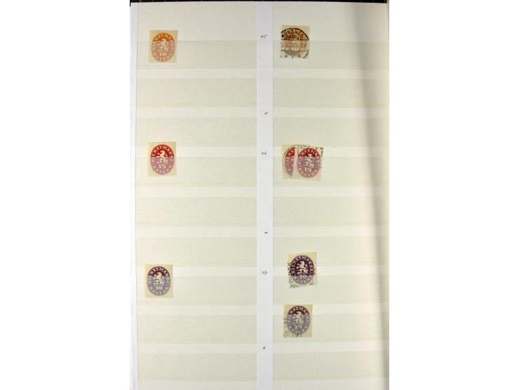  1850/1920, postfrischer, ungebrauchter und gebrauchter Bestand mit u.a. Mi.-Nr. 6 (3), 7 (2), 19 (3), 28X (3), Dienst, Porto