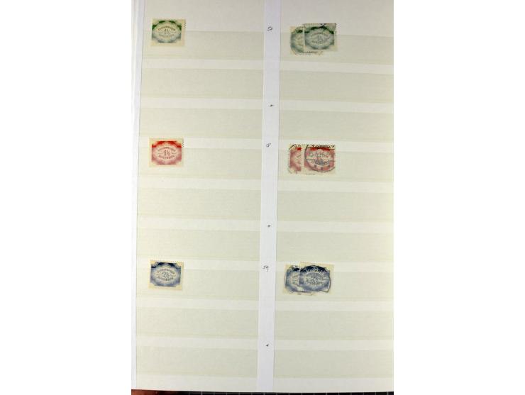  1850/1920, postfrischer, ungebrauchter und gebrauchter Bestand mit u.a. Mi.-Nr. 6 (3), 7 (2), 19 (3), 28X (3), Dienst, Porto
