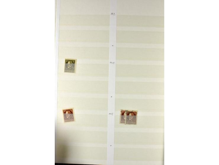  1850/1920, postfrischer, ungebrauchter und gebrauchter Bestand mit u.a. Mi.-Nr. 6 (3), 7 (2), 19 (3), 28X (3), Dienst, Porto