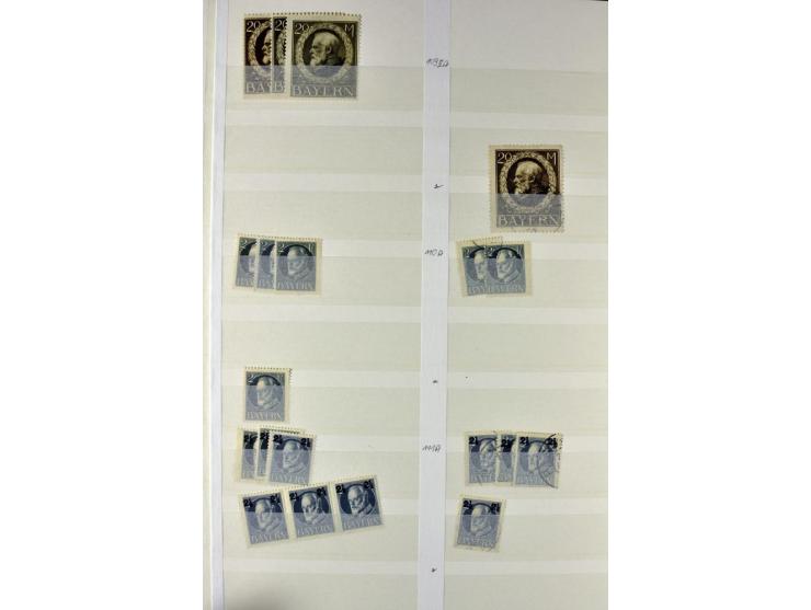  1850/1920, postfrischer, ungebrauchter und gebrauchter Bestand mit u.a. Mi.-Nr. 6 (3), 7 (2), 19 (3), 28X (3), Dienst, Porto