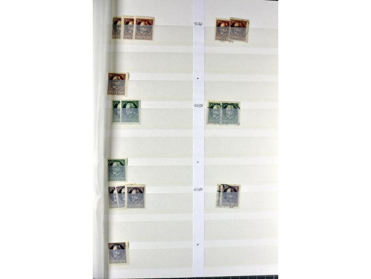  1850/1920, postfrischer, ungebrauchter und gebrauchter Bestand mit u.a. Mi.-Nr. 6 (3), 7 (2), 19 (3), 28X (3), Dienst, Porto