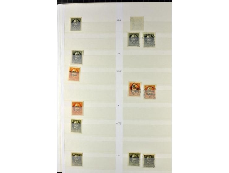  1850/1920, postfrischer, ungebrauchter und gebrauchter Bestand mit u.a. Mi.-Nr. 6 (3), 7 (2), 19 (3), 28X (3), Dienst, Porto