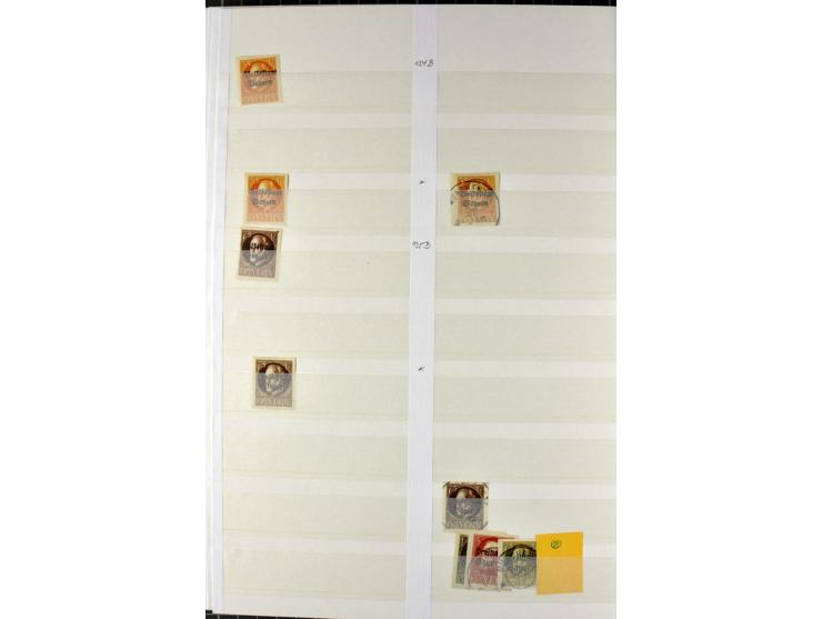  1850/1920, postfrischer, ungebrauchter und gebrauchter Bestand mit u.a. Mi.-Nr. 6 (3), 7 (2), 19 (3), 28X (3), Dienst, Porto