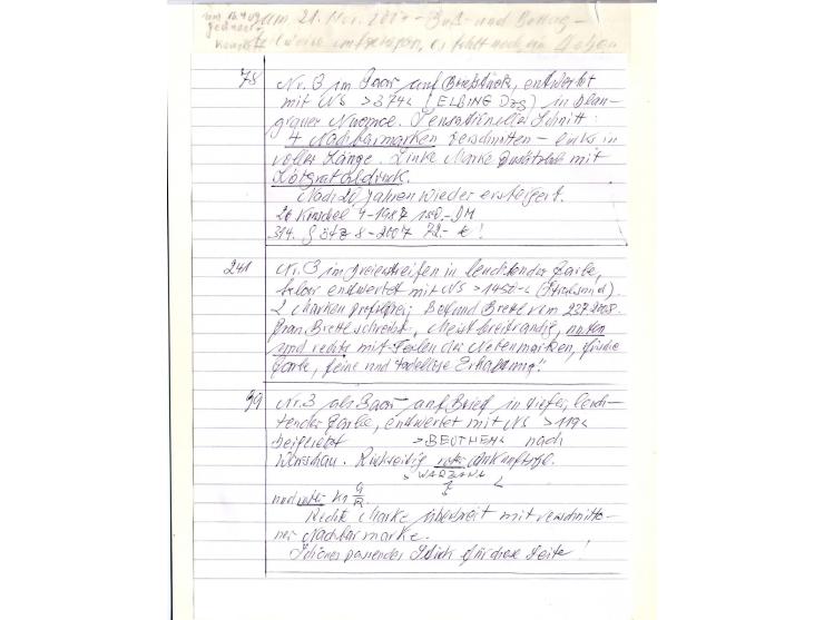 DIE KURT METZER - SAMMLUNG : 1850/59, hervorragende Spezialsammlung der Kopfausgaben in 4 Kassetten, gestempelt und auf Brief