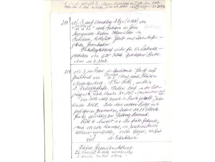 DIE KURT METZER - SAMMLUNG : 1850/59, hervorragende Spezialsammlung der Kopfausgaben in 4 Kassetten, gestempelt und auf Brief