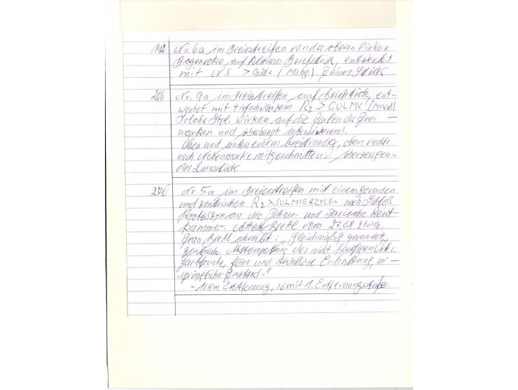 DIE KURT METZER - SAMMLUNG : 1850/59, hervorragende Spezialsammlung der Kopfausgaben in 4 Kassetten, gestempelt und auf Brief