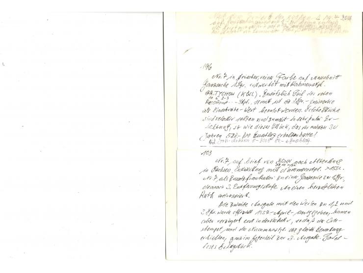 DIE KURT METZER - SAMMLUNG : 1850/59, hervorragende Spezialsammlung der Kopfausgaben in 4 Kassetten, gestempelt und auf Brief