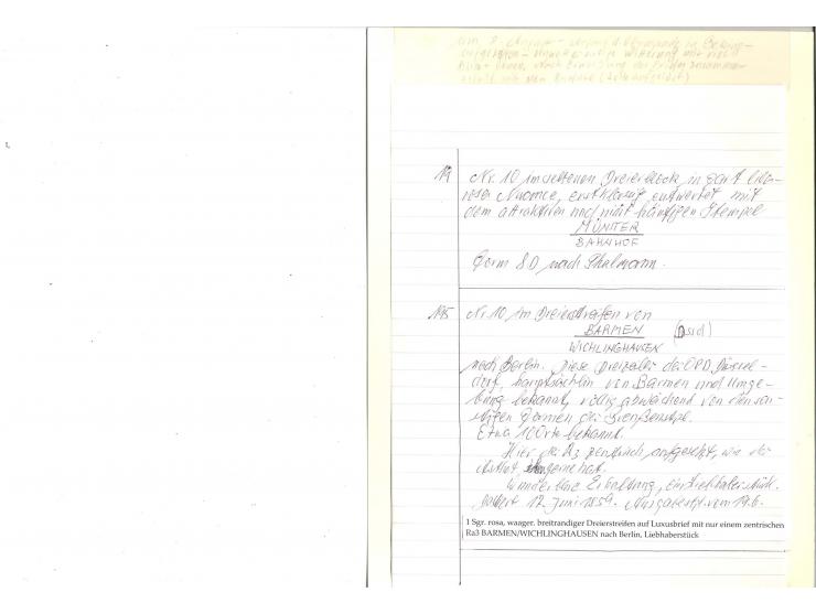 DIE KURT METZER - SAMMLUNG : 1850/59, hervorragende Spezialsammlung der Kopfausgaben in 4 Kassetten, gestempelt und auf Brief
