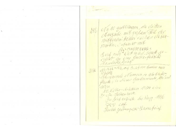 DIE KURT METZER - SAMMLUNG : 1850/59, hervorragende Spezialsammlung der Kopfausgaben in 4 Kassetten, gestempelt und auf Brief