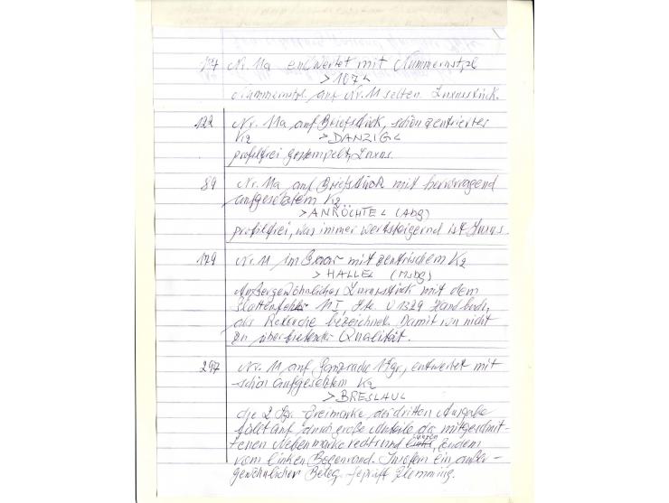 DIE KURT METZER - SAMMLUNG : 1850/59, hervorragende Spezialsammlung der Kopfausgaben in 4 Kassetten, gestempelt und auf Brief