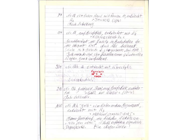 DIE KURT METZER - SAMMLUNG : 1850/59, hervorragende Spezialsammlung der Kopfausgaben in 4 Kassetten, gestempelt und auf Brief