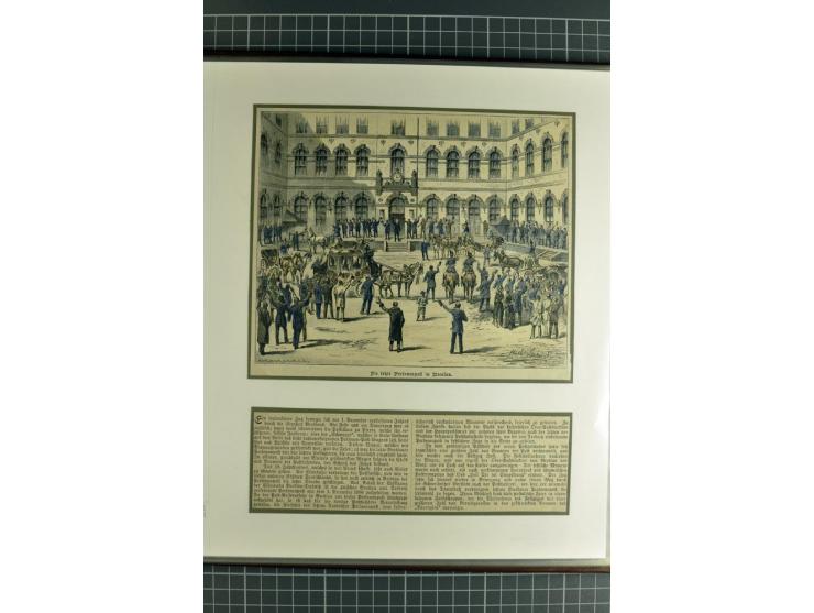 1754/1868, Ausstellungs-Sammlung "Preußische Postscheine von Schlesien" und ""Posteinlieferungscheine von Breslau" mit über 5