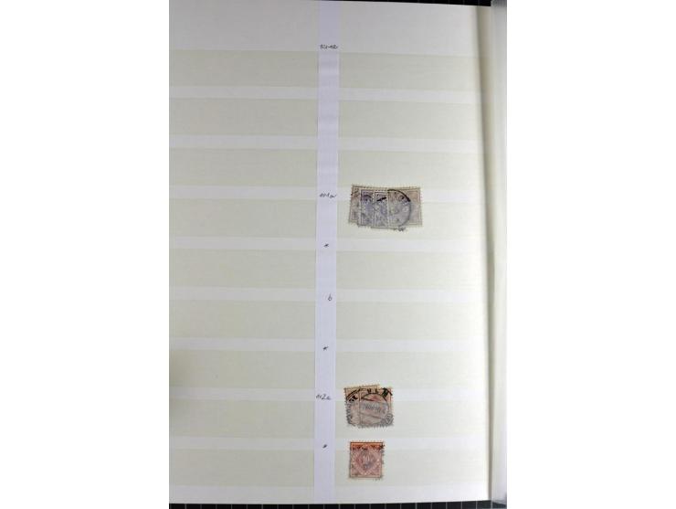  1851/1923, postfrischer, ungebrauchter und gestempelter Bestand mit u.a. Mi.-Nr. 1c, 34, 42b (Fotoattest Heinrich BPP), 58 e