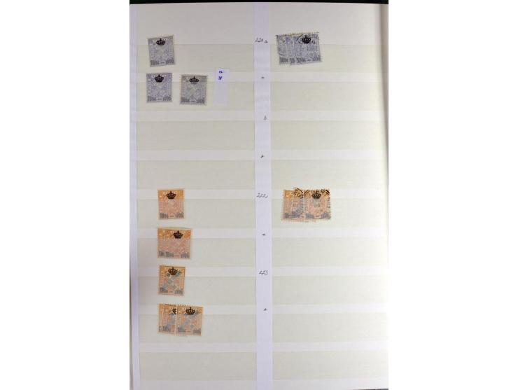  1851/1923, postfrischer, ungebrauchter und gestempelter Bestand mit u.a. Mi.-Nr. 1c, 34, 42b (Fotoattest Heinrich BPP), 58 e
